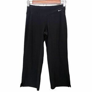 Nike Black Cropped Active Workout Leggings XS